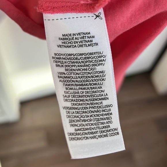 Polo Ralph Lauren Pink T Shirt Long Line Dress - Picture 10 of 11